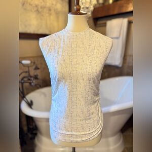 CALIA by Carrie Underwood Textured White Tank Top